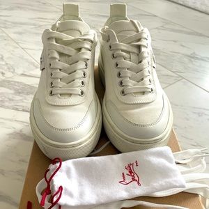 Christian Louboutin white sneakers